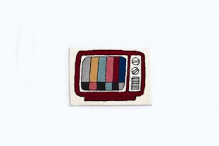STOMACHACHE. x Pacifica Collectives "Color TV Rug"